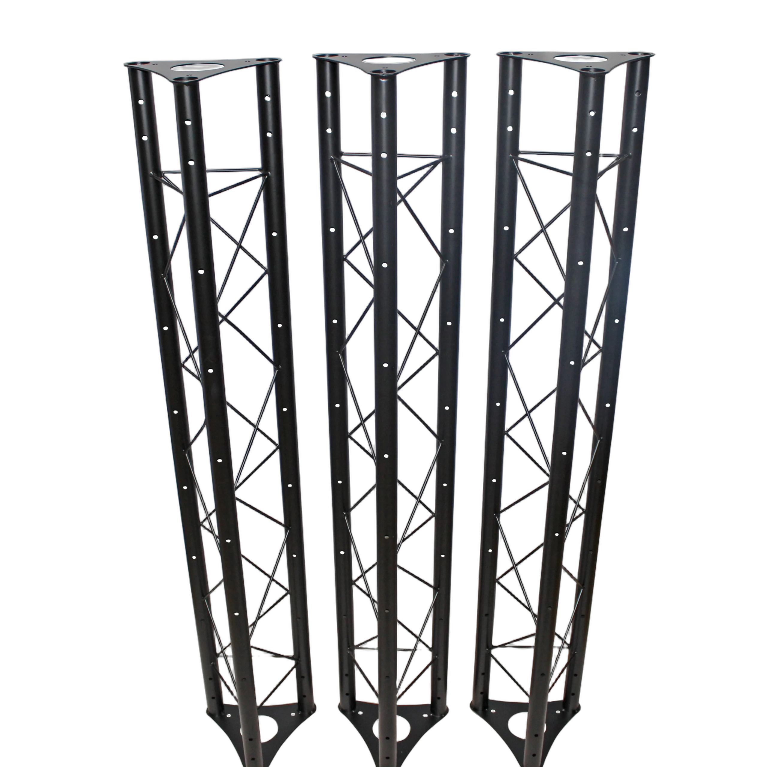 ProX Universal Lighting Truss System Triangle Segments ProX universal lighting truss system with three triangle segment sections in 5ft, 10ft, and 15ft lengths