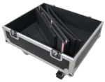 ProX universal ATA flight case for QSC LA108 and RCF HDL line array speakers, front view