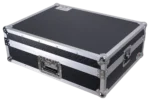 ProX universal flight case for mixers up to 24x15 inches with dimensional specifications and measurements