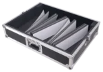 ProX universal flight case for mixers with diced foam interior, side profile view showing protective construction