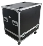 ProX universal ATA speaker flight case side profile showing reinforced construction and handle