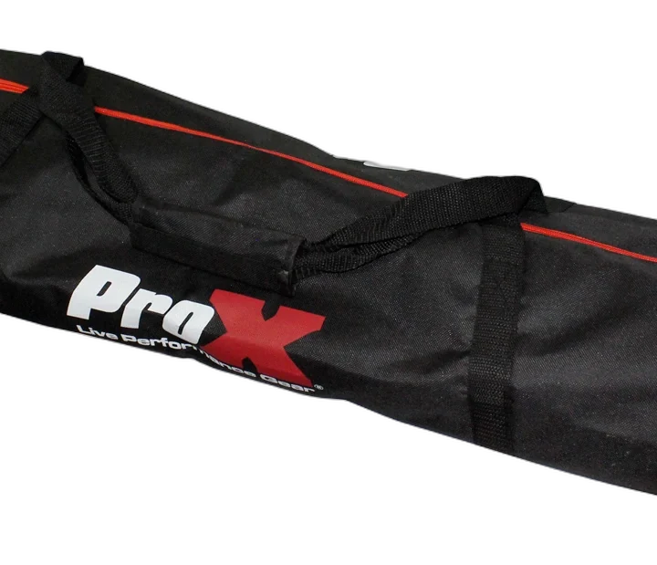ProX universal speaker stand carrying bag designed to hold two 45-inch stands, front view