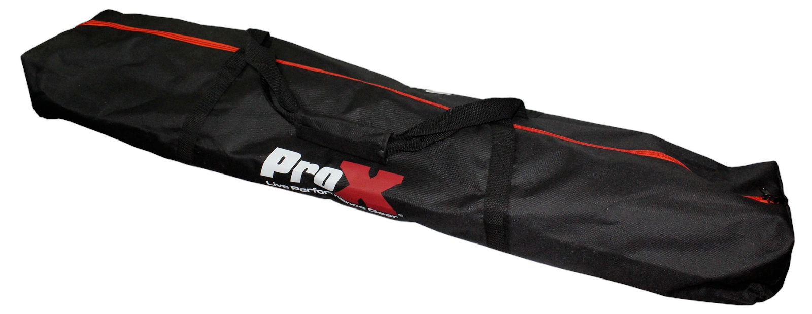 ProX Universal Speaker Stand Carrying Bag Front View ProX universal speaker stand carrying bag designed to hold two 45-inch stands, front view