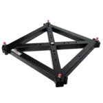 ProX universal vertical tower truss ground support base with wheels and leveling jacks for F34 F44 bolt truss