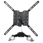 ProX universal TV bracket clamp with VESA mounting plate, side profile showing adjustment mechanism