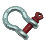 ProX galvanized screw pin anchor U shackle 3/4 ton capacity close-up detail view