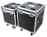 ProX utility ATA flight case package featuring large and medium cases with heavy-duty casters and handles
