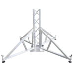 ProX vertical truss tower outrigger leg stabilizers with dual clamps, side profile view showing stabilizer construction