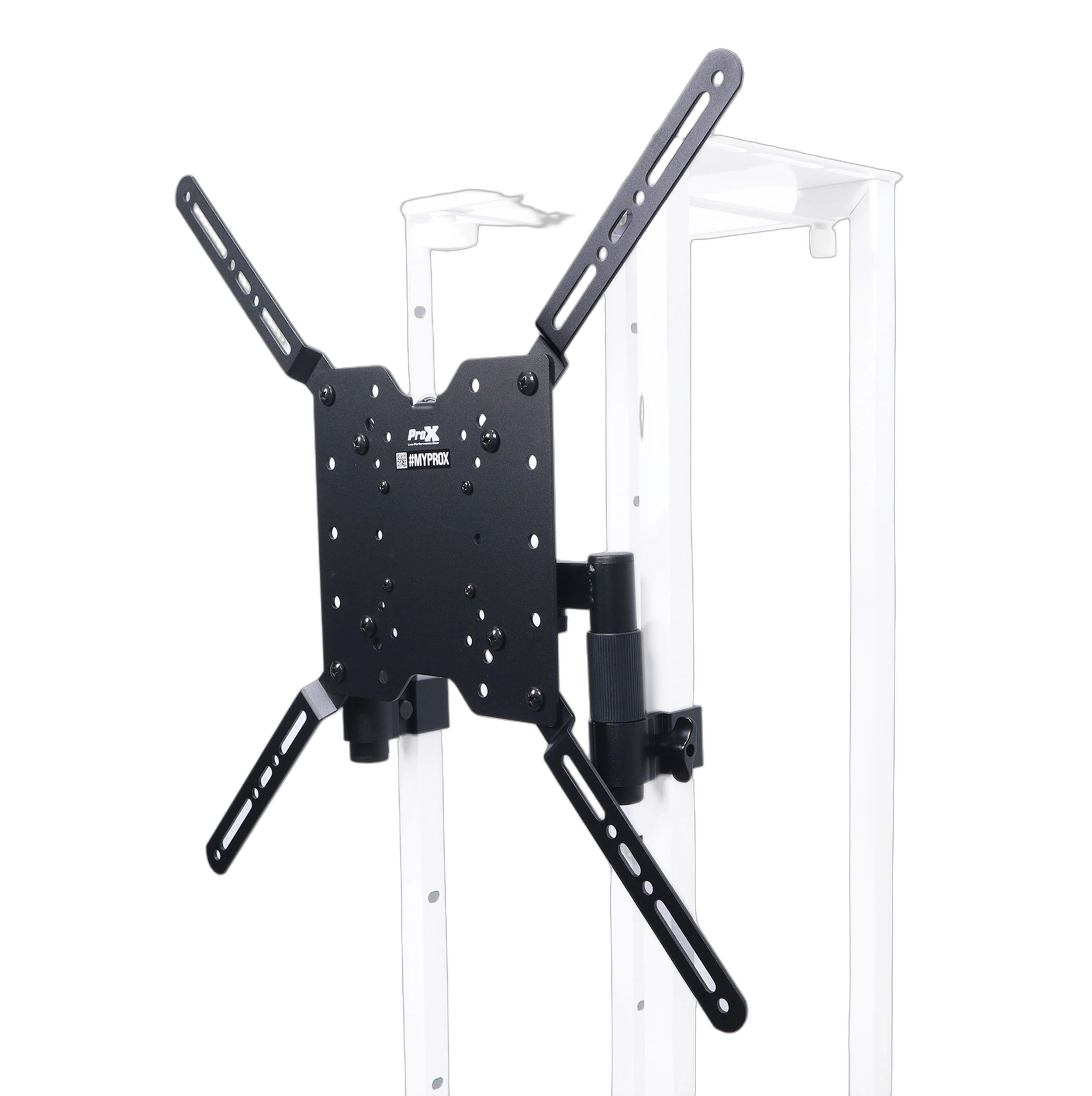 ProX VESA TV Mounting Bracket Flex Totem Stand Front View ProX VESA TV mounting bracket for Flex Totem stand kit, front-facing view showing adjustment mechanism