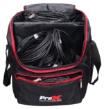 ProX XB-160MK2 padded accessory bag showing interior compartments and protective padding
