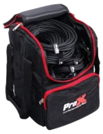 ProX XB-230MK2 padded accessory bag in use carrying professional audio equipment