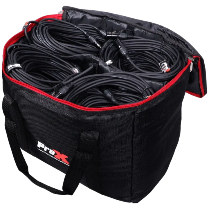 ProX padded accessory bag with carrying handles and protective padding, front view