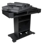 ProX XL DJ Control Tower black finish dimensional specifications and measurements diagram