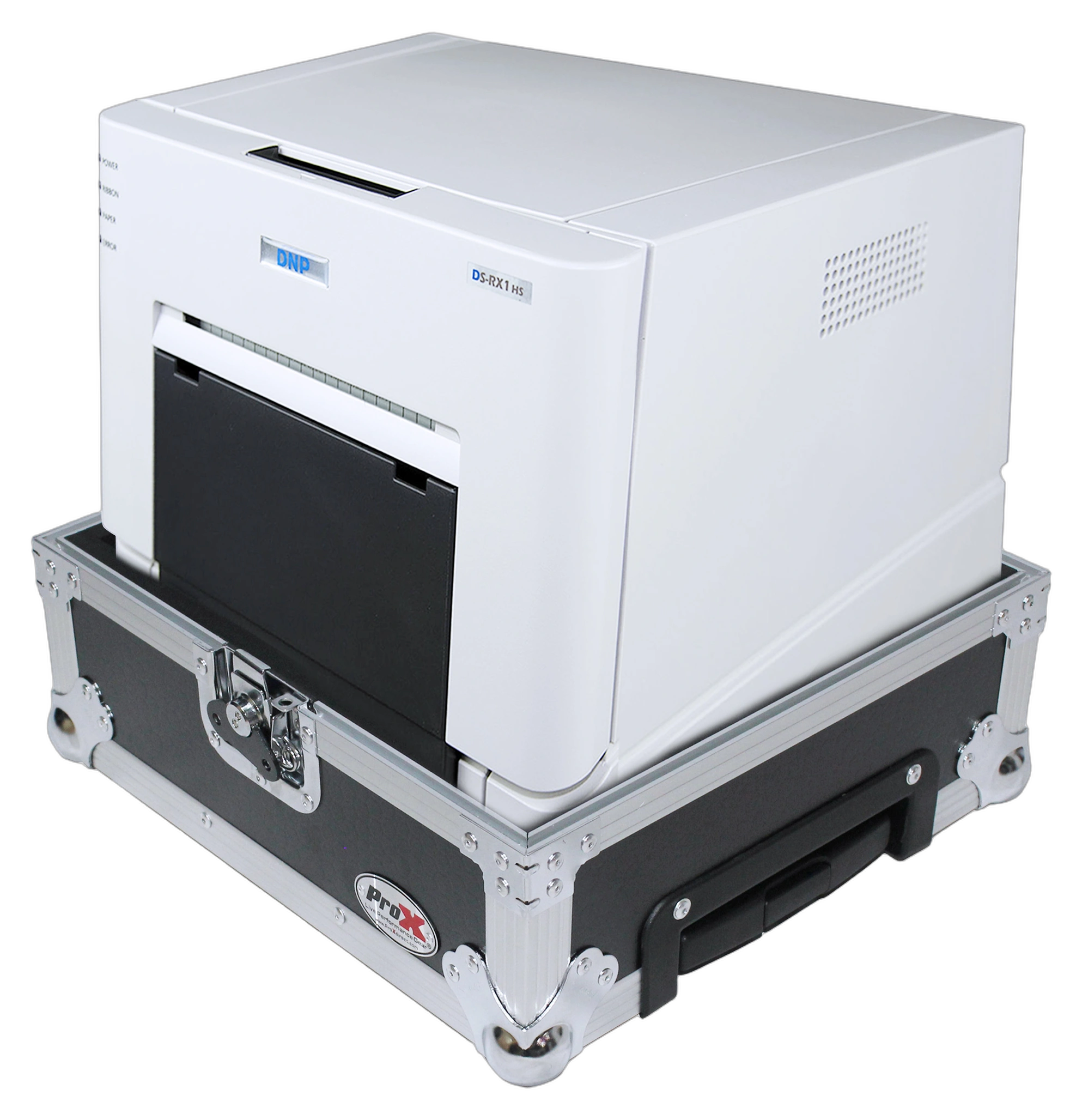 ProX XS-DNP-DSRX1 Photo Printer Case Front View ProX XS-DNP-DSRX1 protective case designed for DNP DS RX1 photo printer, front view