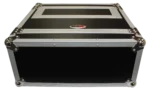 ProX XS flight case 2U rack case with drawer dimensional specifications and measurements