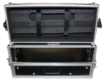 ProX XS ATA flight case 2U drawer compartment with pull handles and locking mechanism