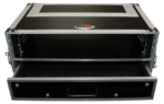 ProX XS ATA flight case 2U rack unit with pull-out drawer front panel view