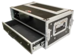 ProX XS ATA flight case 2U rack case with integrated 2U drawer front panel view