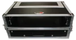 ProX XS ATA flight case 2U rack case rear panel with handles and mounting hardware