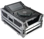 ProX XS flight case for Pioneer CDJ-3000 and Denon SC6000 PRIME CD media players, front view