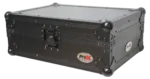 ProX XS-M12 flight case close-up detail showing protective padding and hardware construction