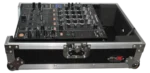 ProX XS-M12 flight case for large format DJ mixers showing protective interior padding and hardware details
