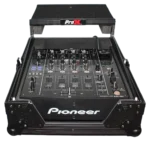 ProX XS-M12LT black flight case with integrated laptop shelf and mixer compartment