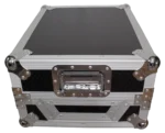 ProX XS-M12LT large format DJ mixer flight case with laptop shelf dimensional specifications and measurements
