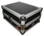 ProX XS-M12LT large format DJ mixer flight case with laptop shelf dimensional specifications diagram