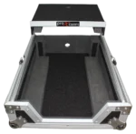 ProX XS-M12LT large format DJ mixer ATA flight case with integrated laptop shelf compartment