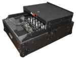 ProX XS-M12LT mixer flight case heavy-duty latch mechanism and hardware close-up detail