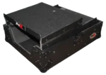 ProX XS-M12LT large format DJ mixer flight case rear panel with cable management and ventilation ports