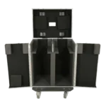 ProX XS-MH26WASHX2W road case dimensional diagram showing measurements and interior layout
