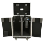 ProX XS moving head road case heavy-duty latch and hinge hardware close-up detail
