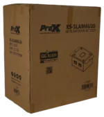 ProX XS-SLAM 6U vertical shockmount rack case 20 inch depth dimensional specifications diagram