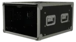 ProX XS-SLAM 6U vertical shockmount rack case dual top sliding slam doors close-up detail