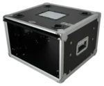 ProX XS-SLAM6U14 6U vertical shockmount rack case rear panel with cable management and ventilation