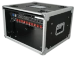 ProX 6U vertical shockmount rack case with dual top sliding slam doors and 14 inch depth
