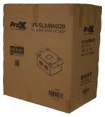 ProX XS-SLAM6U20 6U vertical shockmount rack case dimensional specifications and measurements