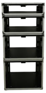 ProX 8U vertical shockmount rack case 20 inch depth dimensional specifications diagram