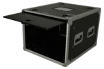ProX XS-SLAM8U20 8U vertical shockmount rack case rear panel with cable management and ventilation