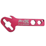 ProX XT-CLWRENCH multi-function monkey wrench in red with adjustable jaw and ergonomic grip