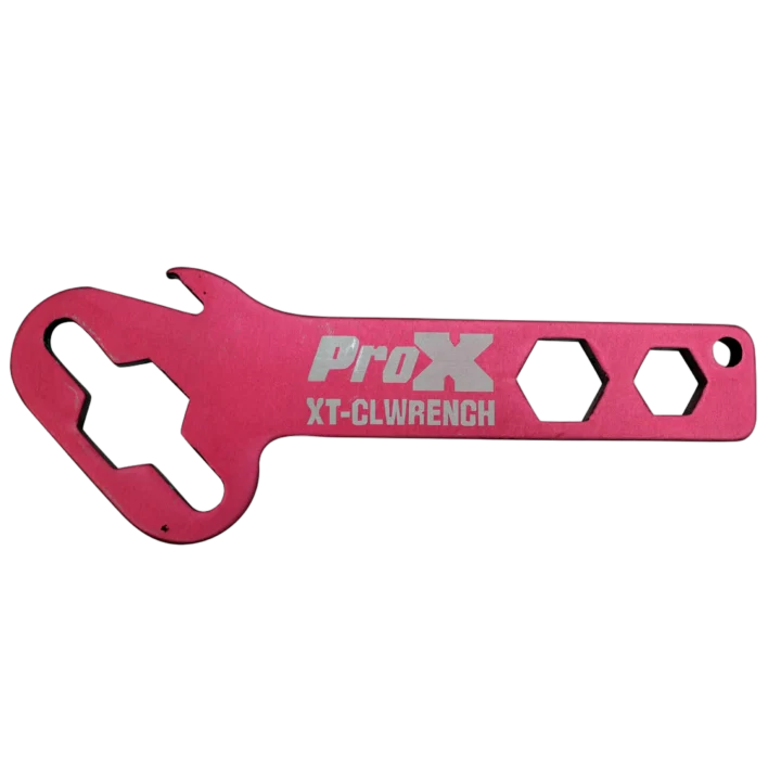 ProX XT-CLWRENCH multi-function monkey wrench in red with adjustable jaw and ergonomic grip