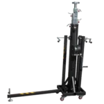 ProX XT-CRANK22FT-400 22-foot heavy duty crank lighting stand with truss mount in professional venue setup