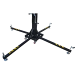 ProX XT-CRANK22FT-400 22 foot heavy duty lighting stand rear panel showing crank mechanism and support structure