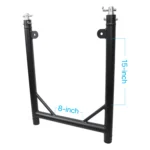 ProX 30 by 24 inch U shape black grid module installed in modular system setup