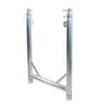 ProX XT-GRU 30 by 24 inch U shape modular grid system component dimensional diagram
