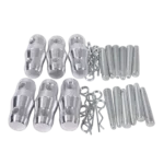 ProX F34 conical truss 3-way 90 degree corner section connector with dimensional specifications and measurements