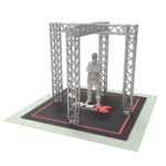 ProX XTP-999X tradeshow booth truss structure with X-shape center design and heavy duty 2mm aluminum construction