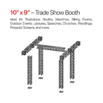 ProX XTP-E1099H tradeshow booth H-shaped center truss frame structural support detail